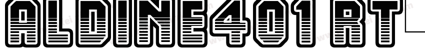 Aldine401 RT-粗体字体转换